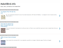 Tablet Screenshot of makellbird.info